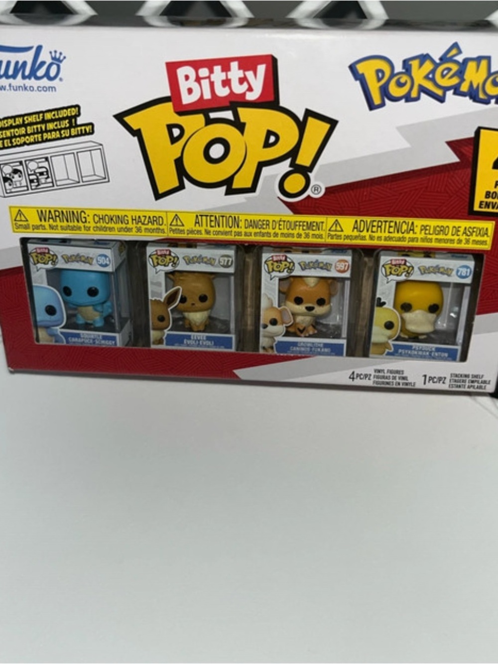 Funko Bitty Pop! Pokémon 4-Pack - Yellow/Red/Blue/Green
